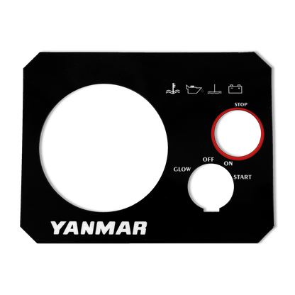 Instrument Panel Faceplate for YANMAR | Type B