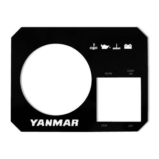 Instrument Panel Faceplate for YANMAR | Type B Lagoon